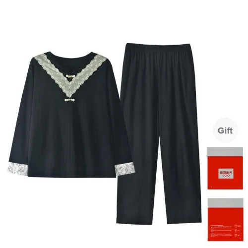 GOSO Pajama Set Women's Gift Box Set Black