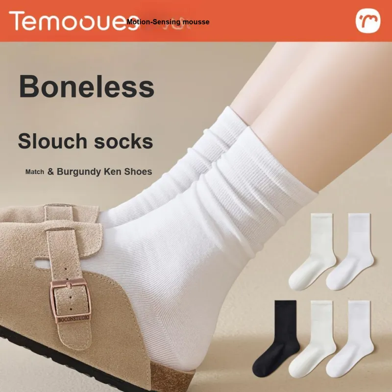 Temooues Mid Calf Socks Unisex Shopping Bag Combo Set-39