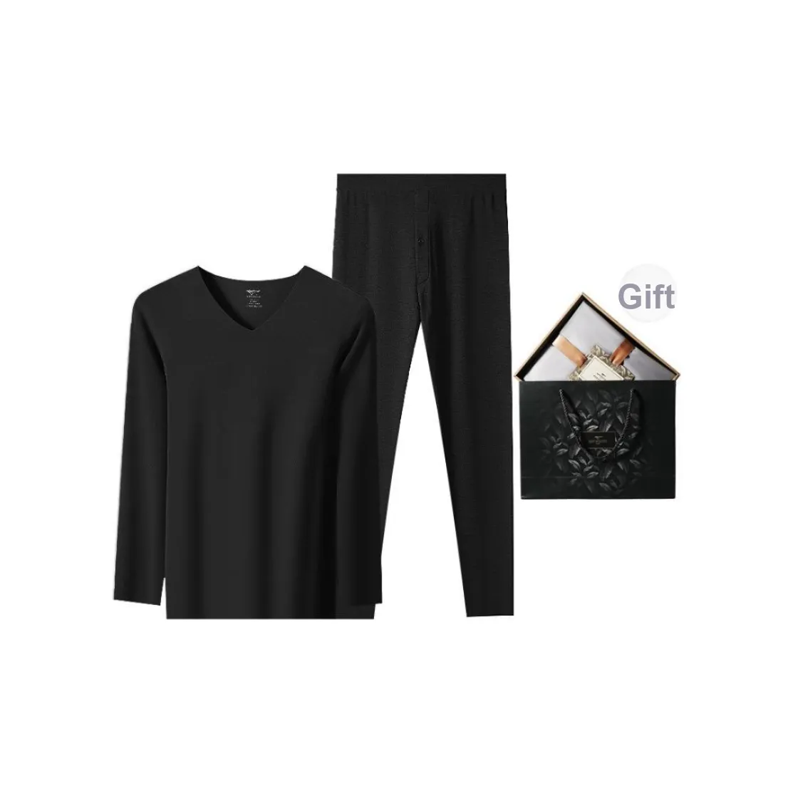 SEPTWOLVES Thermal Set Men's Exquisite Box+Shopping Bag