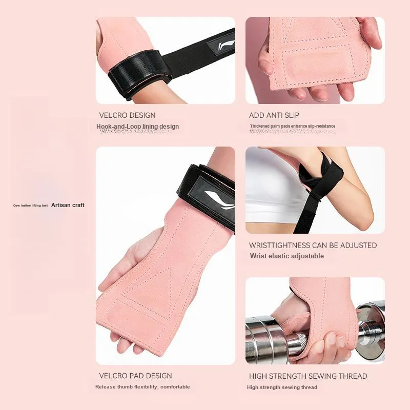 LiNing Fitness Gloves Protective Abrasion-Resistant Palm Compression-4