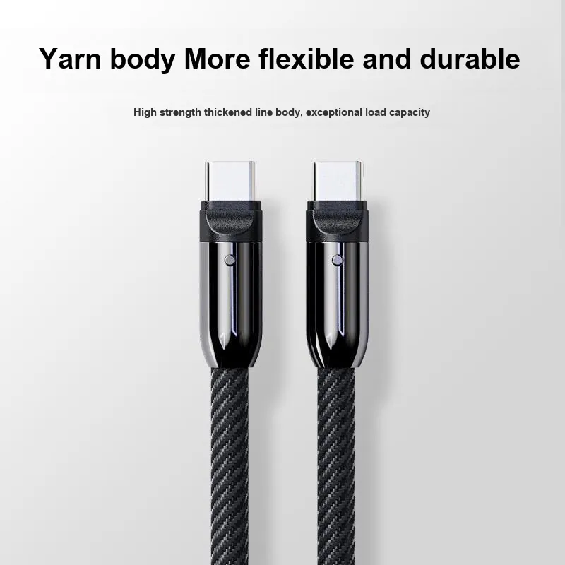 YOOVEI 1.2m Type c To Type c Lanyard Style Cable-6