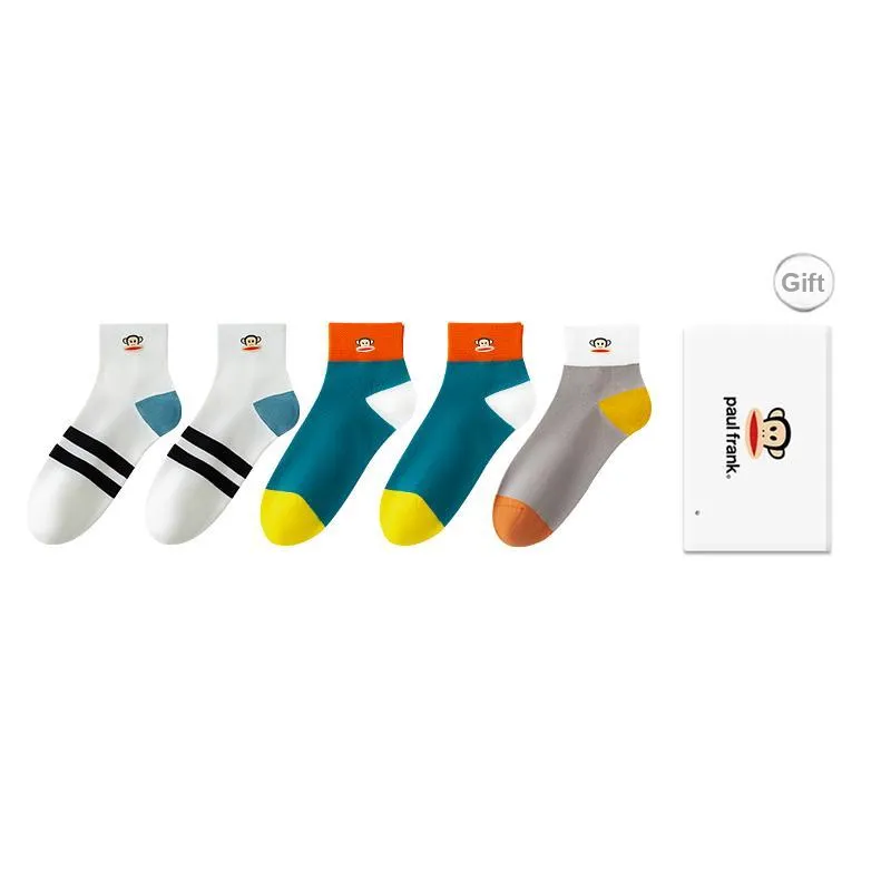 PAUL FRANK Mid Calf Socks Men's Box 5 Pack-19