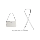 Glacier White Silver-Tone Buckle Adjustable Strap 91-120cm[Crossbody Style]