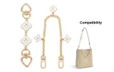 Arc Four-Leaf Clover Extender Chain+Four-Leaf Clover Decorative Chain