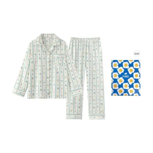 FINEI Pajama Set Women's Bear Pastry Chef