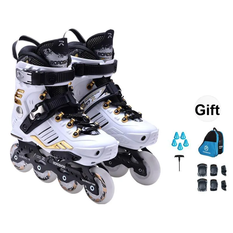 ROADSHOW Inline Skates One Piece Aluminum Alloy Banana Knife Holder With PP Hard Shoe Case Commuting Unisex