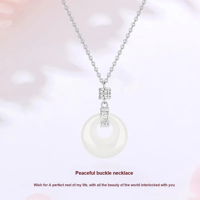 Master Kim Chalcedony Girlfriend's Mom Necklace Unisex-1