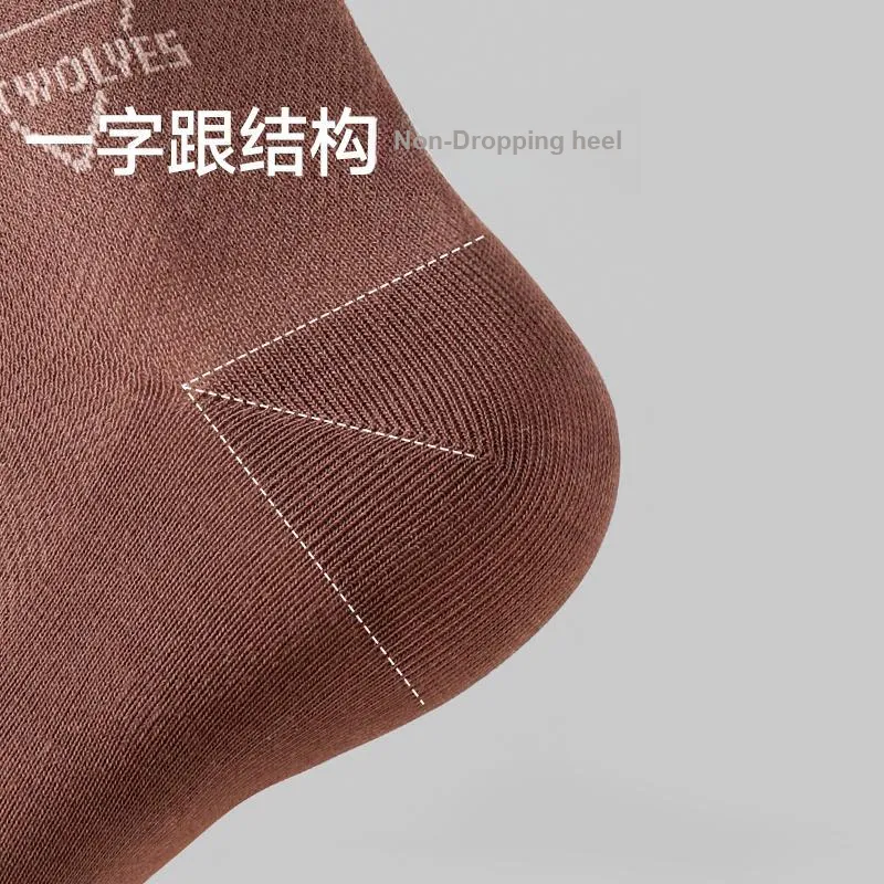 SEPTWOLVES Mid Calf Socks Men's Box Of 10 Packs Mixed Color-2