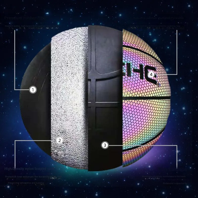 PSYCHE Size 7 Indoor, Outdoor, All Basketball PU Deeply Dazzling-2
