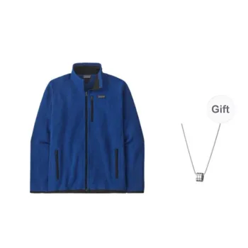 Patagonia Jackets Coats Men's Dark Blue With Necklace