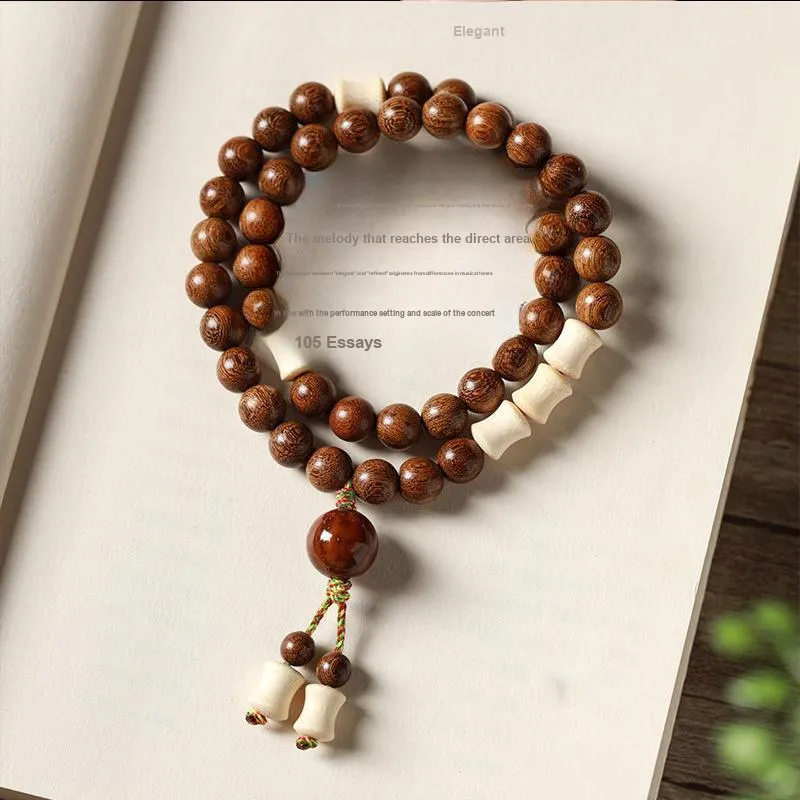 ZUIWENGLANGYASHANWENCHUANG Sandalwood Bracelets Unisex-2