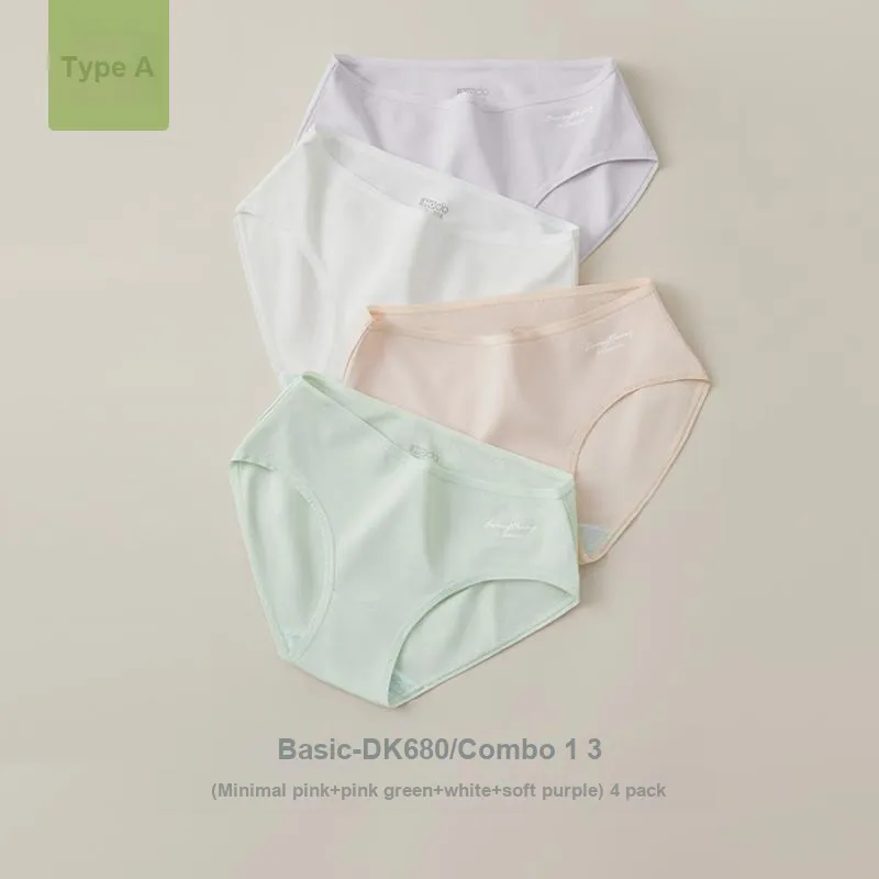 Red Bean Underpants Women's Shopping Bag 4 Pack-2