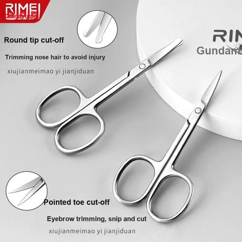 RIMEI Nasal Hole Trimmer Portable Nose Hair Scissors-1