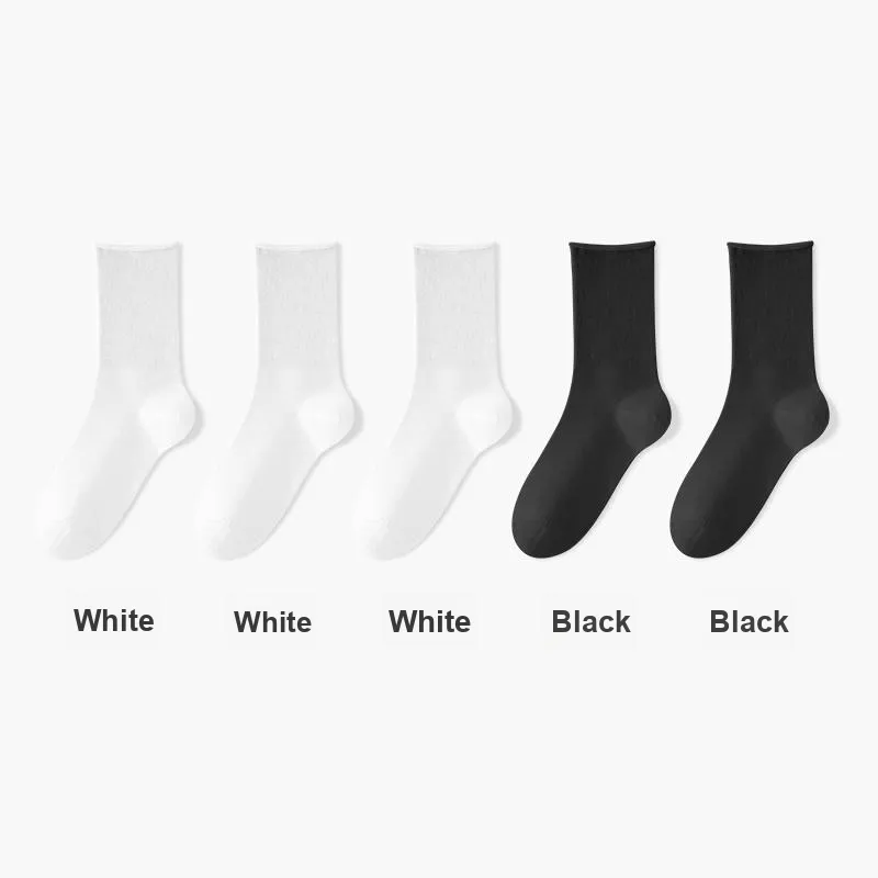 B&C.Room Mid Calf Socks Women's 5 Pack-11