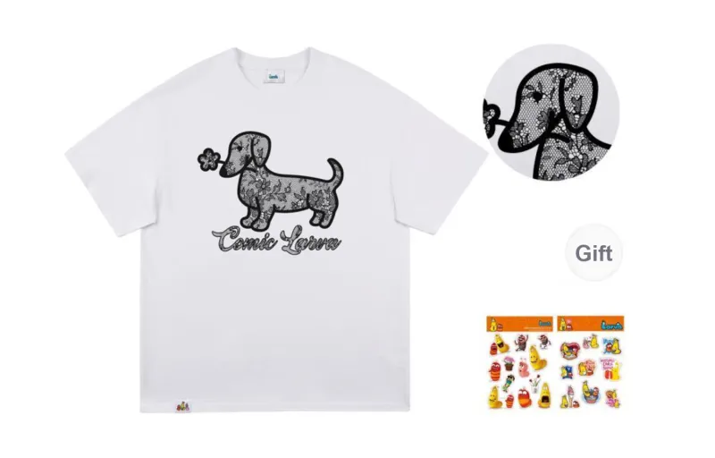 COMIC LARVA T Shirts Unisex-0