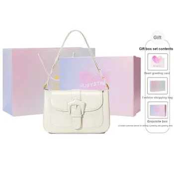 JUST STAR PU Shoulder Bag Baguette Bag Crossbody Bag Shoulder Bag Women's Multicolor