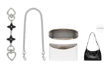 Lan Bao Fan DuPont Paper Bag Accessory Women's Silver