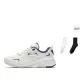 Ivory White/New Ink Blue-1 (Comes with Black and White Socks 1 Set)