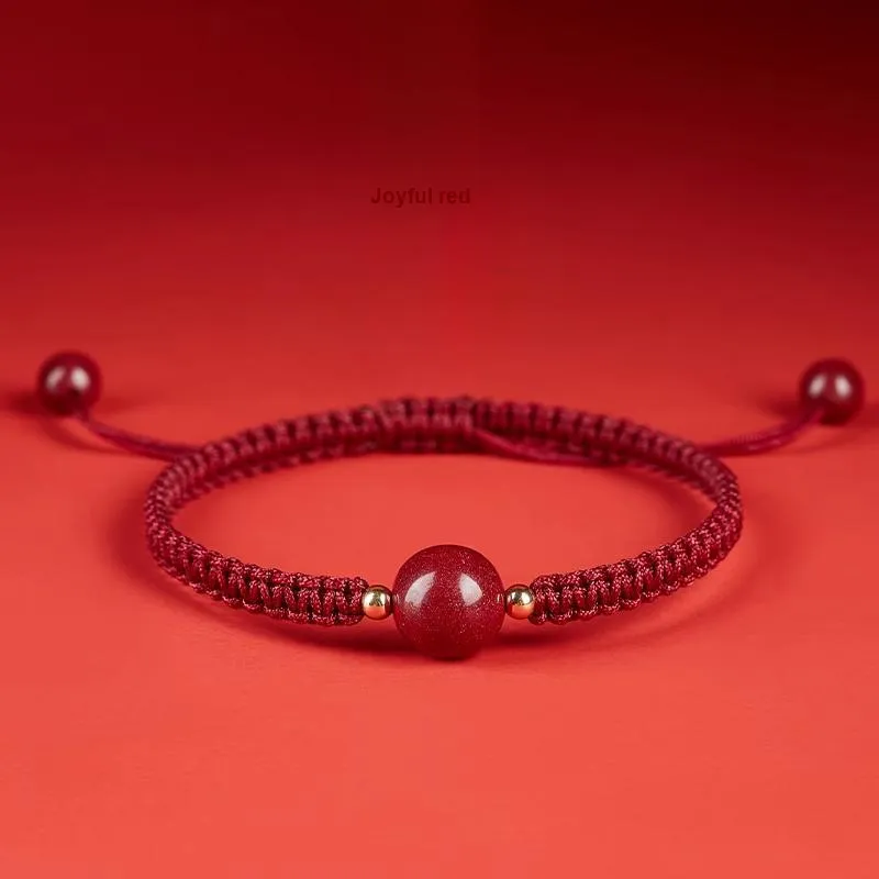 DONGFANGJIE Cinnabar Bracelets Unisex-1