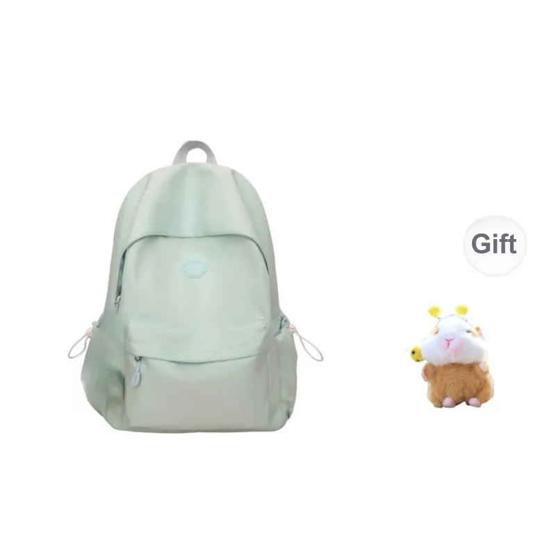Yalu Nylon Backpack Unisex White/Black/Yellow/Green/Blue-12