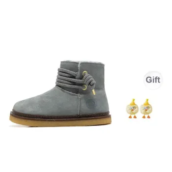 OETZI Crew Snow Boots Unisex Dark Gray