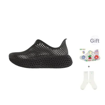 STARAY Fle 3D Printed Bubble Shoes Clogs 4.5cm Unisex Black
