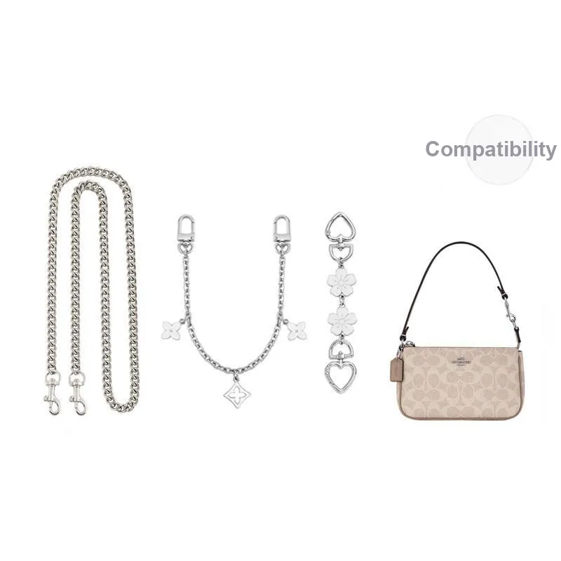 Jingxi Alloy Bag Accessory Women's Silver-3