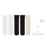 화이트+화이트+블랙+블랙+밀크 화이트