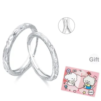 LAOYINFANG Synthetic Cubic Zirconia Rings Unisex