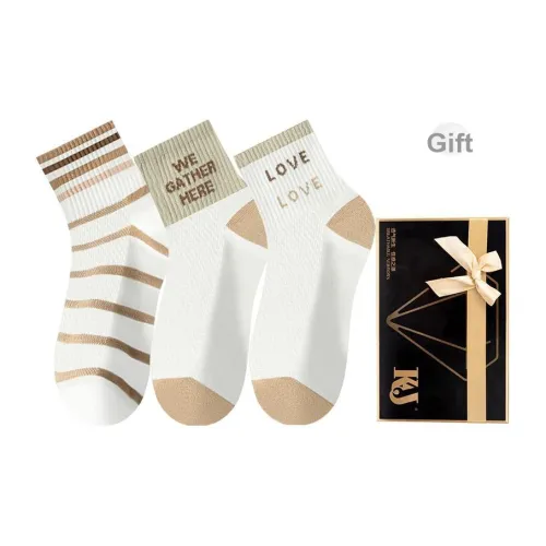 KJ Носки Crew Унисекс Сумка для покупок 3 упаковки