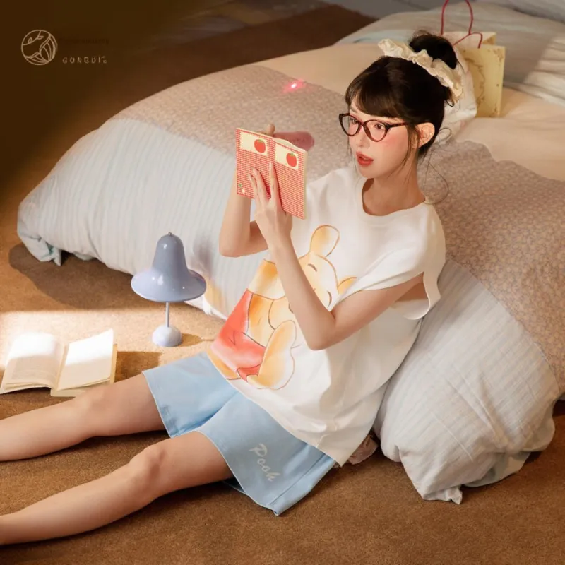 Gongdie x Disney Pajama Gift Box Women's White-3
