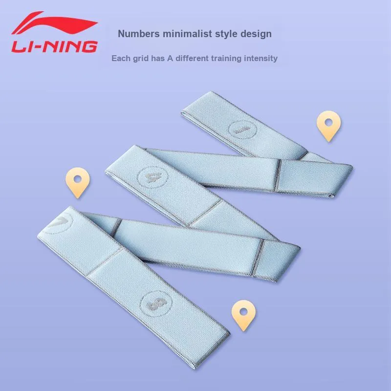 LiNing Resistance Bands Latex Silk Polyester Kids' 85*4cm Light Blue-1