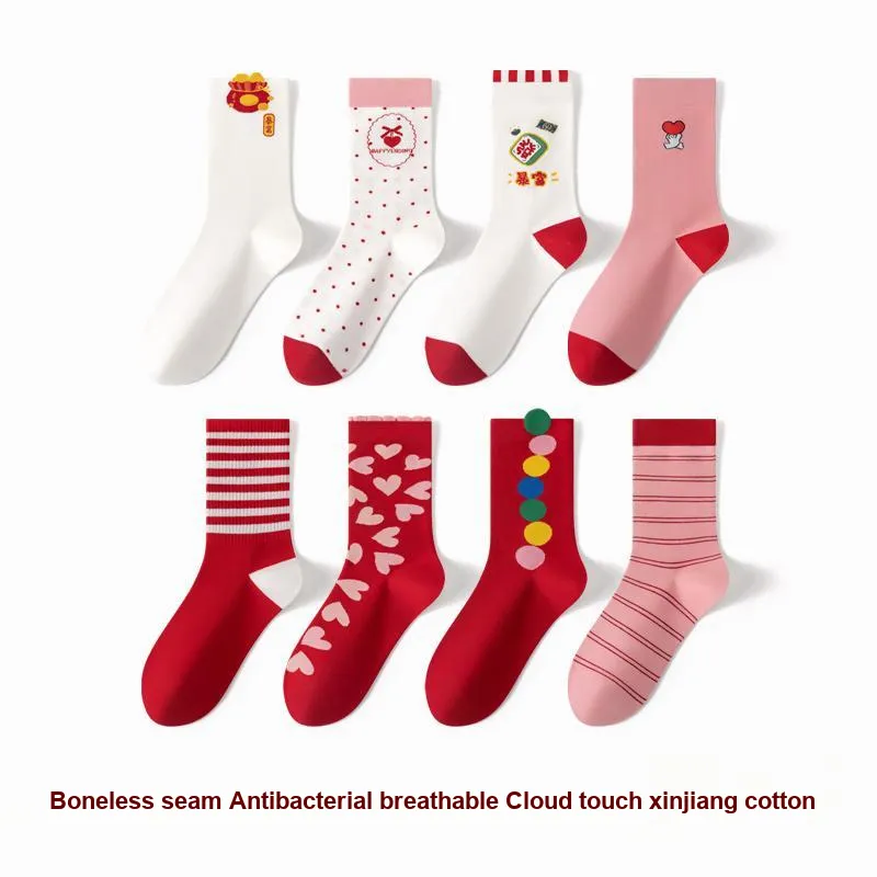 MIIOW Honmei Honmei Series Mid Calf Socks Unisex 2 Pack-1