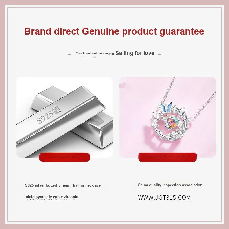 WINY 925 Sterling Silver Necklaces Women's Silver-2