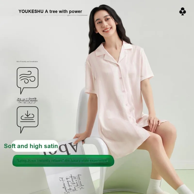 YOUKESHU Women's Nightgowns-2