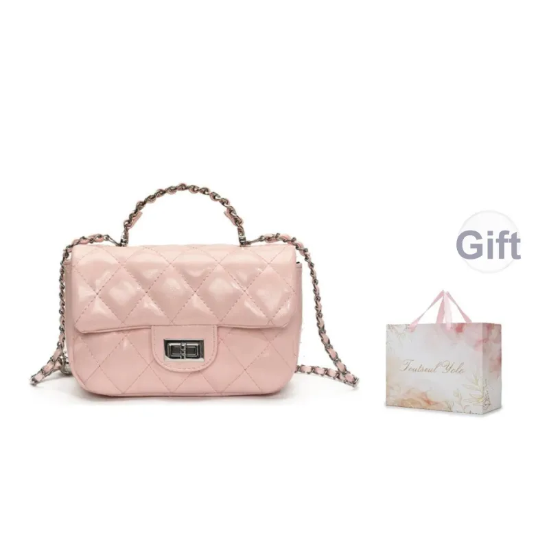 TOUTSEUL YOLO PU Handbag Regular Women's Pink/Silver/Blue/White/Black-1