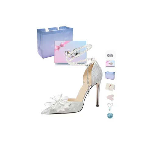 Dawei's House Низкий каблук Высокий каблук Женские Серебряный