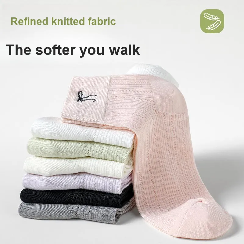 MIIOW Mid Calf Socks Unisex 5 Pack-1