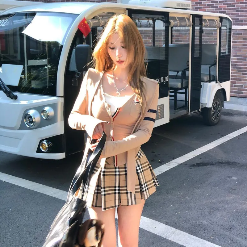 PLANE DRIFT Two Piece Skirt Sets Women's-5