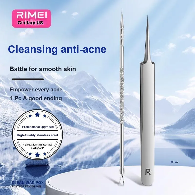 RIMEI Blackhead Extractor Tool For Pimple Removal And Acne Treatment Make up Tools
