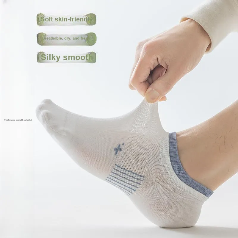 7 SEVFUN No Show Socks Men's 3 Pack-22