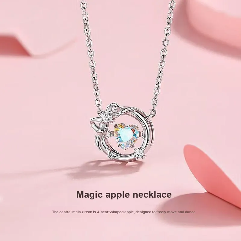 Zhou Jifeng S925 Silver Necklaces Women's Rose Gold, Silver-1