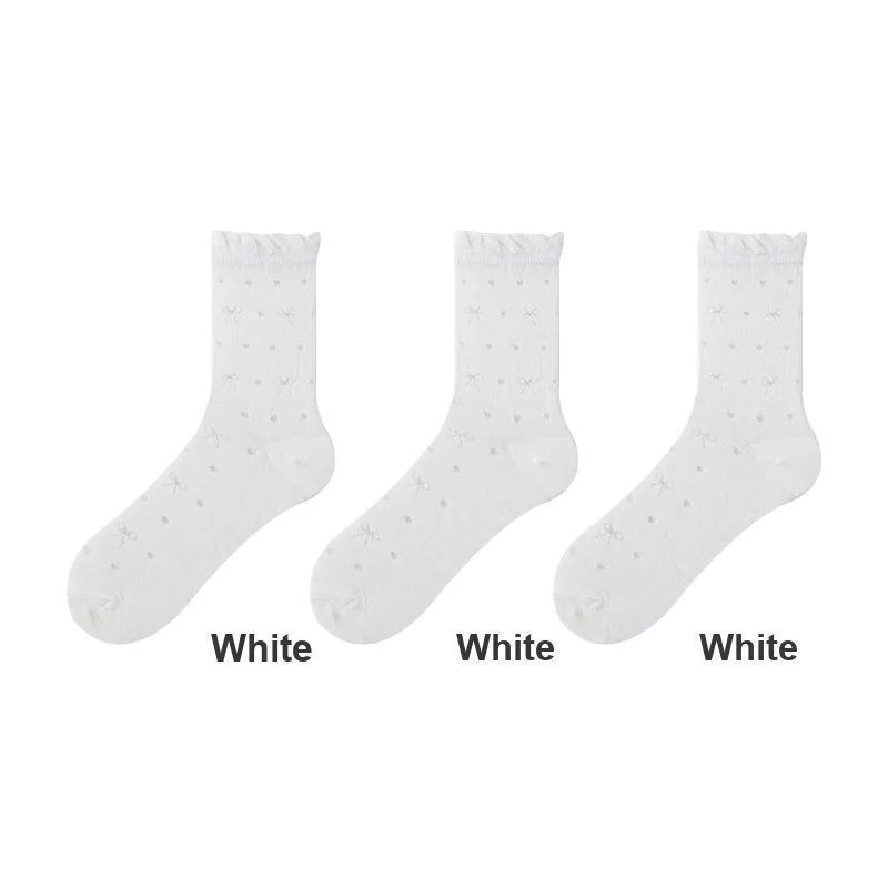 H YXIANG Mid Calf Socks Women's Combo Set-19