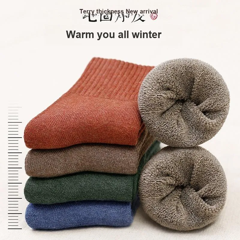 LUOLIAN Mid Calf Socks Women's 4 Pack-18