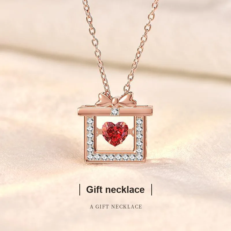 KEMLAIDA S 925 Sterling Silver Zircon Necklaces Women's-1