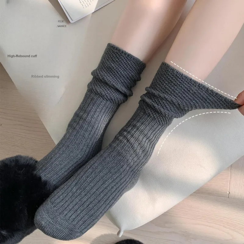 XXLLG Mid Calf Socks Women's 2 Pack-4