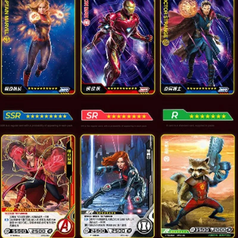 KAYOU Marvel Characters Marvel, Hero Showdown, Deluxe Collection Edition Card Accessories-3
