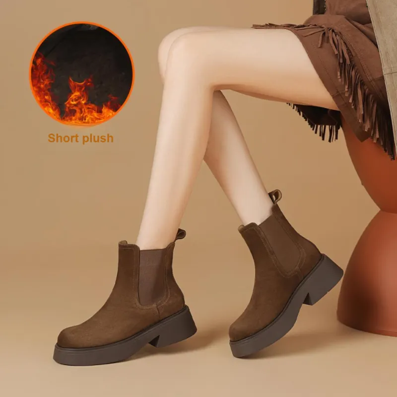 BOERDIQI Cigarette-Box Boots Ankle Boots 4.5cm Women's-10