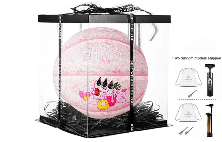Kuangmi x Claw Money PU Basketball Pink Size 7 Street Unisex-5