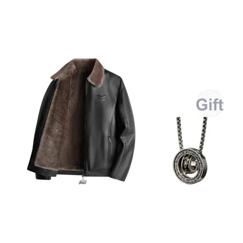 MG Унисекс Кожаные куртки